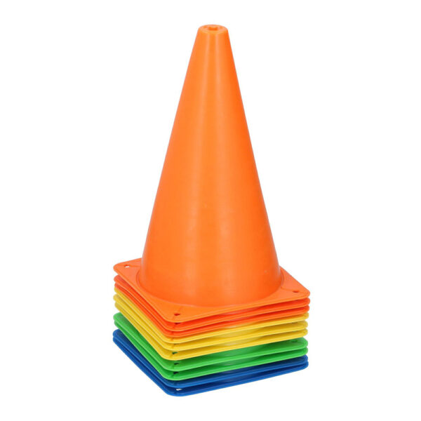 PACK 10 CONOS DE ENTRENAMIENTO DE PLASTICO Ø14x23,5cm