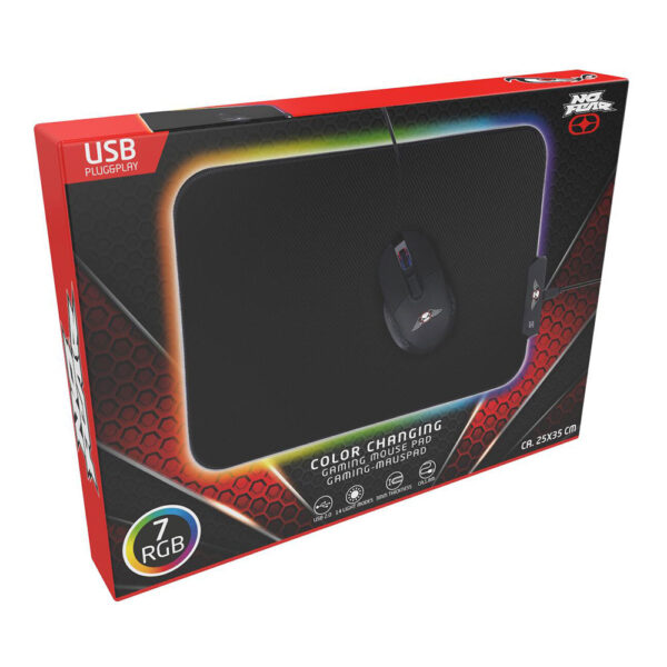 ALFOMBRILLA GAMING LUZ RGB NO FEAR
