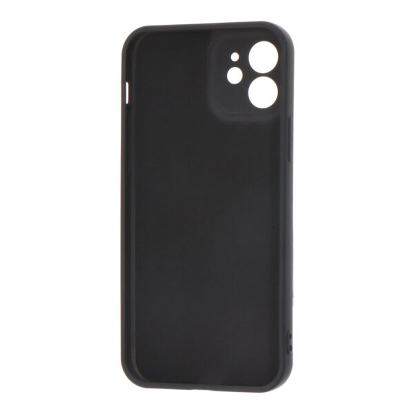 CARCASA NEGRA DE PLÁSTICO SOFT TOUCH PARA IPHONE 12