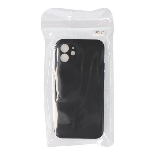 CARCASA NEGRA DE PLÁSTICO SOFT TOUCH PARA IPHONE 12 - Imagen 2