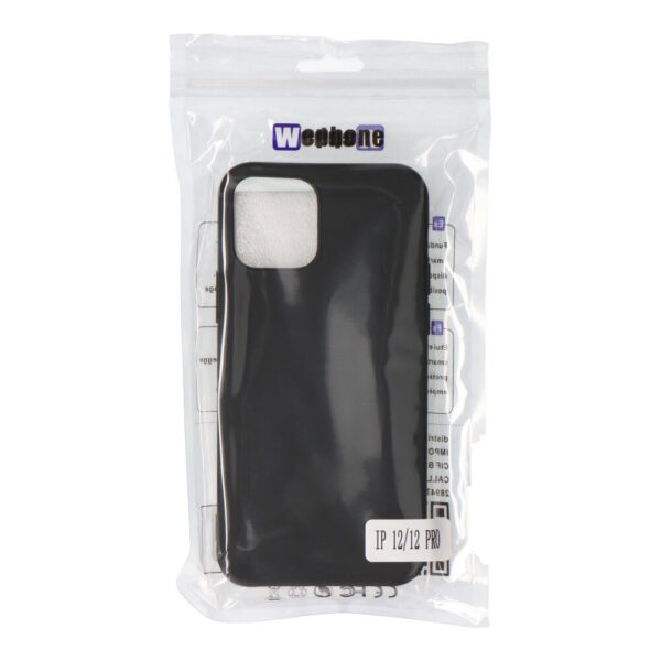 CARCASA NEGRA DE PLÁSTICO SOFT TOUCH PARA IPHONE 12 PRO - Imagen 2