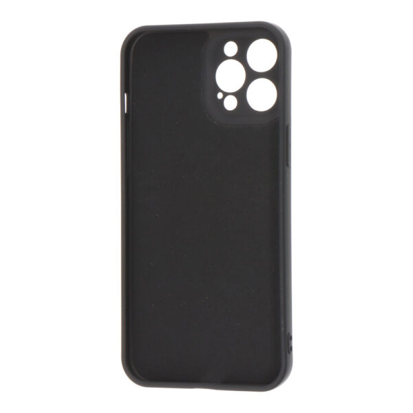 CARCASA NEGRA DE PLÁSTICO SOFT TOUCH PARA IPHONE 12 PRO MAX
