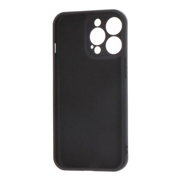 CARCASA NEGRA DE PLÁSTICO SOFT TOUCH PARA IPHONE 13 PRO