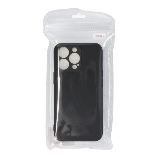 CARCASA NEGRA DE PLÁSTICO SOFT TOUCH PARA IPHONE 13 PRO - Imagen 2