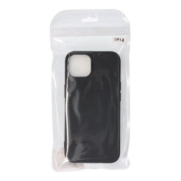 CARCASA NEGRA DE PLÁSTICO SOFT TOUCH PARA IPHONE 14 - Imagen 2