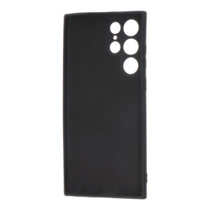 CARCASA NEGRA DE PLÁSTICO SOFT TOUCH PARA SAMSUNG S22 ULTRA