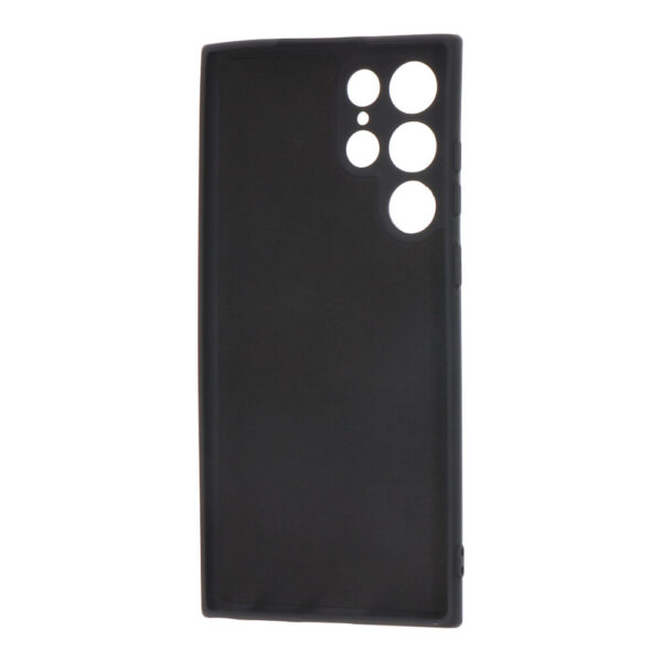 CARCASA NEGRA DE PLÁSTICO SOFT TOUCH PARA SAMSUNG S22 ULTRA