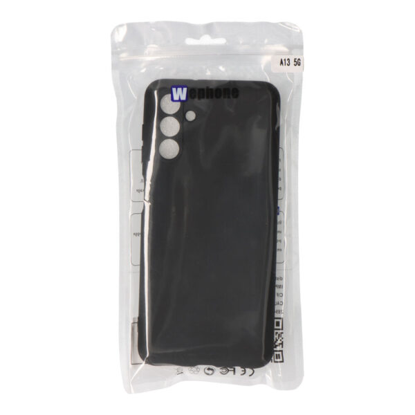 CARCASA NEGRA DE PLÁSTICO SOFT TOUCH PARA SAMSUNG A13 5G - Imagen 2