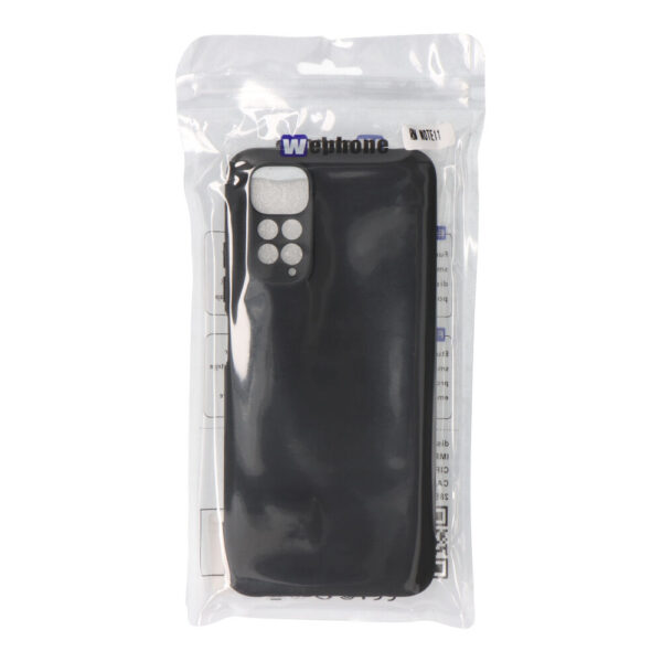 CARCASA NEGRA DE PLÁSTICO SOFT TOUCH PARA REDMI NOTE 11 - Imagen 2