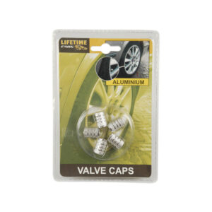 SET DE 5 TAPONES PARA RUEDA DE COCHE PLATA DUNLOP