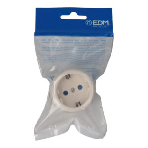 BASE T/TL 10/16A 250V REDONDA (ENVASADA) SOLERA