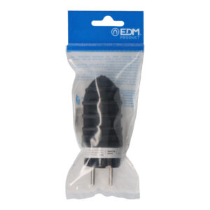 CLAVIJA DE GOMA 16A T/TL 4,8mm (ENVASADA) EDM