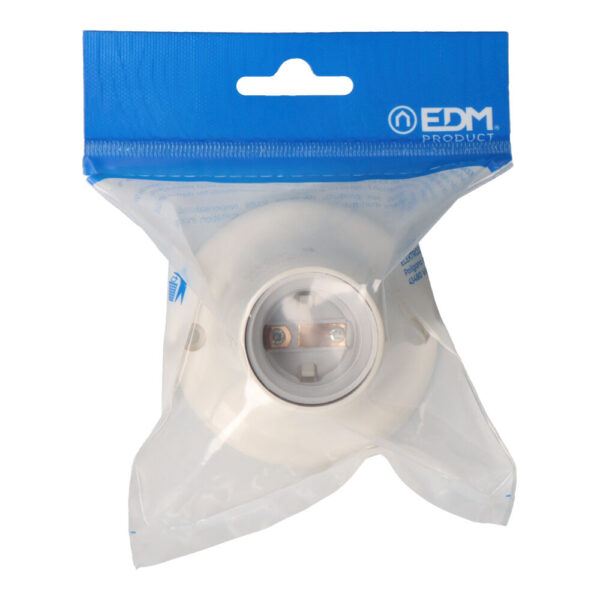PORTALAMPARAS ZOCALO RECTO E-27 (ENVASADO) EDM
