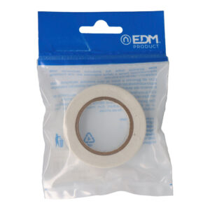 CINTA AISLANTE 10m x 19mm BLANCA EDM CALIDAD "SUPRA" (BLISTER 1 unid.)