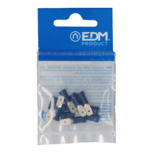TERMINAL FASTON PREAISLADO MACHO 4,8mm (BLISTER 10 unid.)