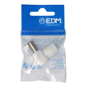 CLAVIJA TV ACODADA 9,5mm. ENVASADA EDM