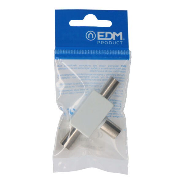 DERIVADOR TV 1 BASE + 2 CLAVIJAS ENVASADO EDM