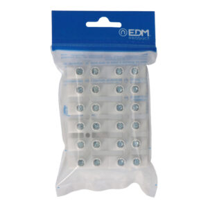 REGLETA DE CONEXION 25mm. HOMOLOGADA BLANCA (ENVASADA) EDM