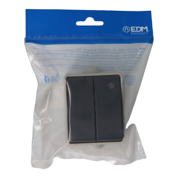 DOBLE CONMUTADOR ESTANCO EDM IP44 16A 250V
