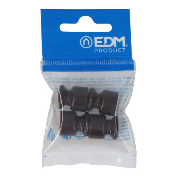 AISLADOR PARA CABLE TRENZADO MARRON ENVASADO 4 UNI EDM