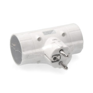 CLAVIJA DOBLE ECONOMICA T/TL 16A 250V 4,8mm (RETRACTILADA) EDM
