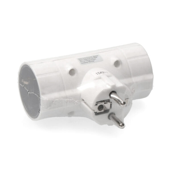 CLAVIJA DOBLE ECONOMICA T/TL 16A 250V 4,8mm (RETRACTILADA) EDM