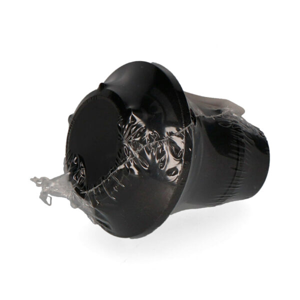 PORTALAMPARAS E14 SEMI-ROSCADO + ARANDELA (RETRACTILADO) NEGRO SOLERA