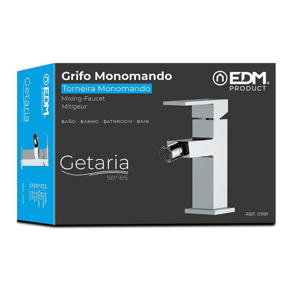 GRIFO MONOMANDO DE BIDÉ SERIE GETARIA - Imagen 3