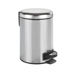 PAPELERA PEDAL DE ACERO INOXIDABLE LEMAN 3 l