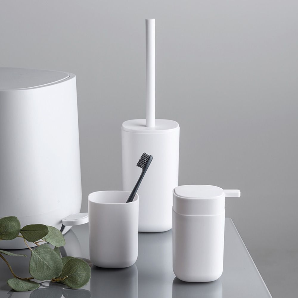 VASO PARA CEPILLO DE DIENTES DAVOS BLANCO MATE - Imagen 4
