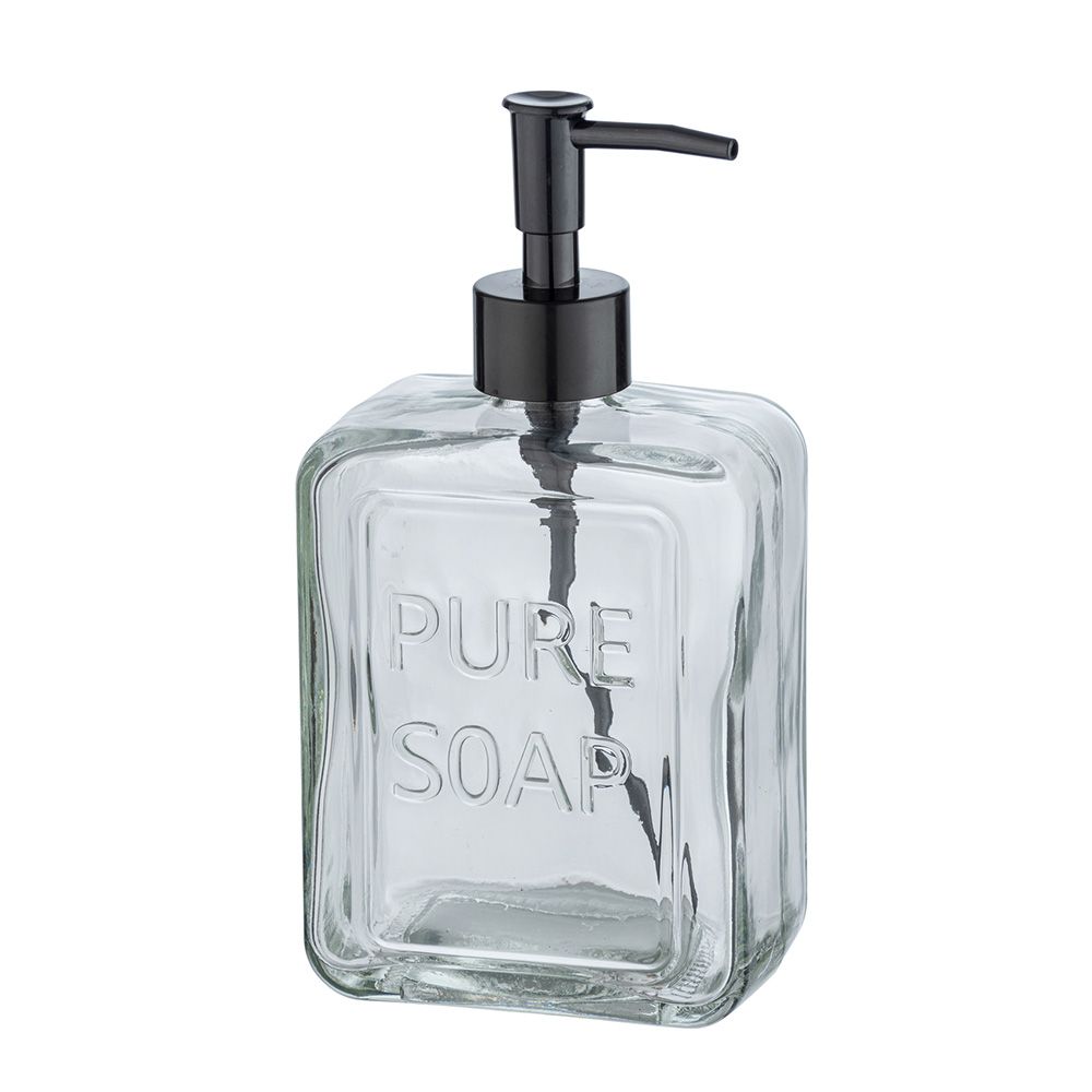 DOSIFICADOR DE JABÓN PURE SOAP TRANSPARENTE