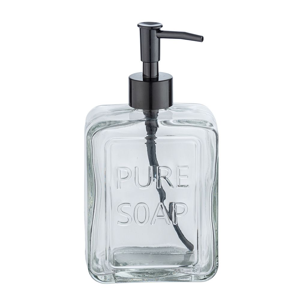 DOSIFICADOR DE JABÓN PURE SOAP TRANSPARENTE - Imagen 2