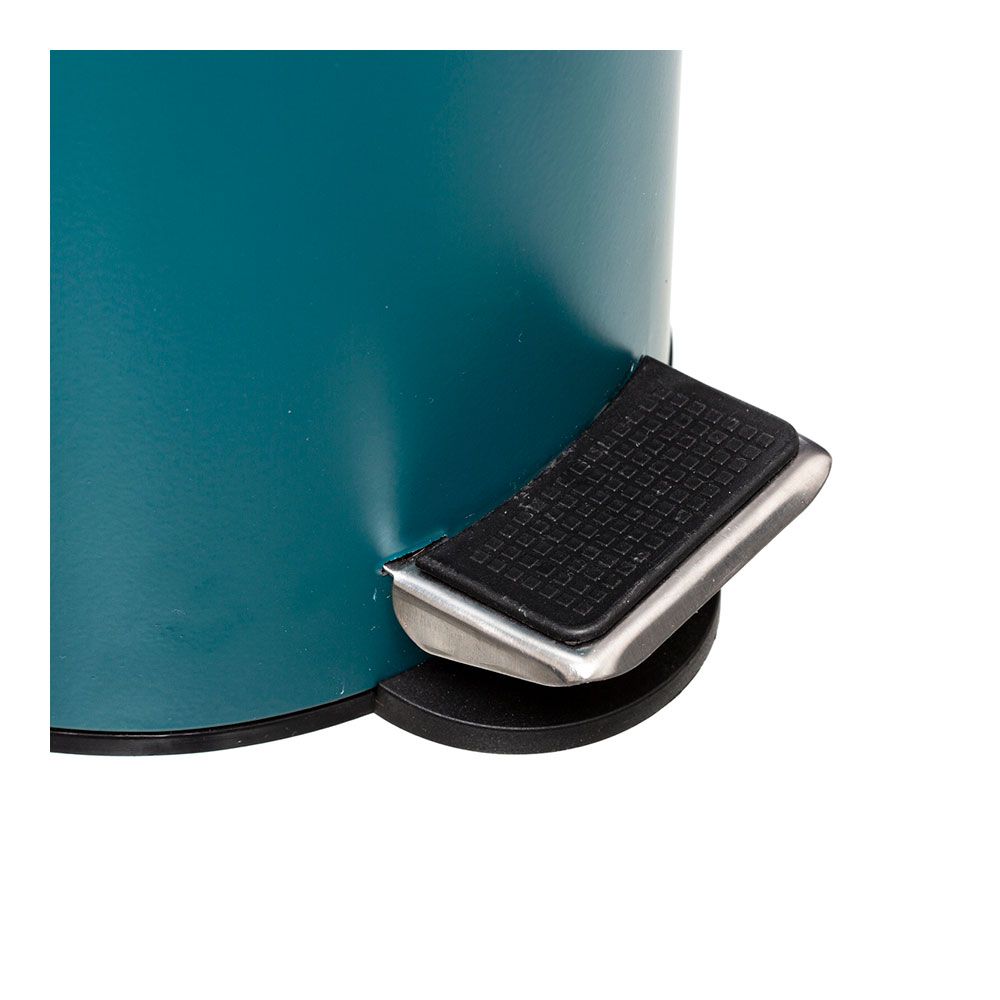 PAPELERA PEDAL VERDE PETROL 3 l - Imagen 2