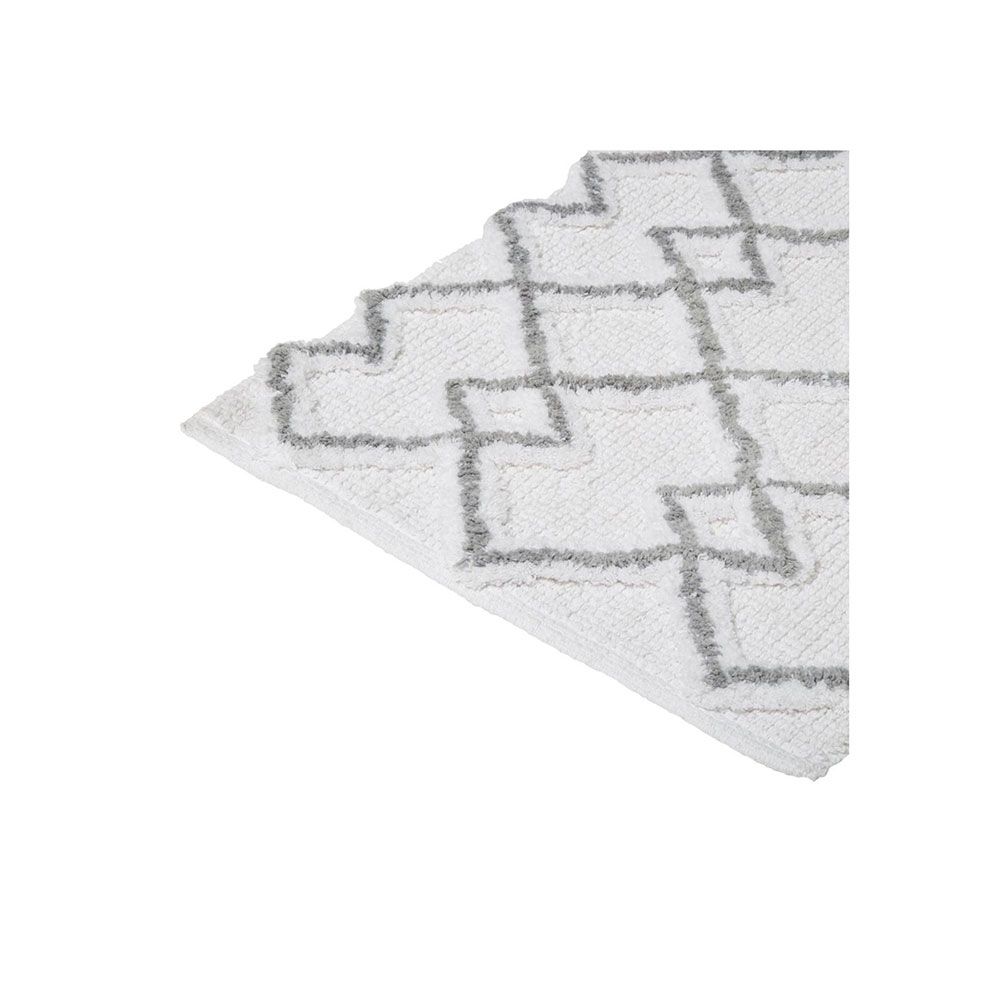 ALFOMBRA DE BAÑO ETNICA GRIS 50 x 75 cm - Imagen 2