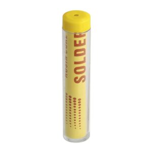 HILO DE ESTAÑO 60% SN, 40%PB, 2% FLUX 1mm TUBO DE 20g