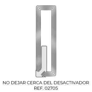 PACK 2000 ETIQUETAS ANTI ROBO 3210 TRANSPARENTE 1,9X6,5cm 7223155 CHECKPOINT