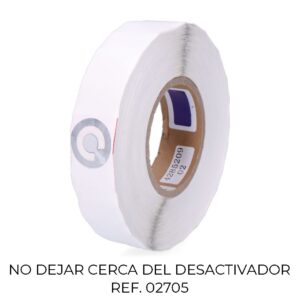 PACK 2000 ETIQUETAS ANTI ROBO 2933 TAMPER Ø3,3cm 10155068 CHECKPOINT