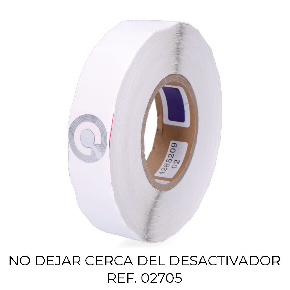 PACK 2000 ETIQUETAS ANTI ROBO 2933 TAMPER Ø3,3cm 10155068 CHECKPOINT