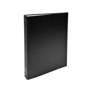 CARPETA DE 4 ANILLAS 30 mm REDONDAS DINA4 FORRADA NEGRA