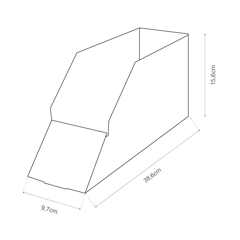 CAJA EXPOSITORA MATERIAL ELECTRICO, 100 x 370 x 158 mm - Imagen 5