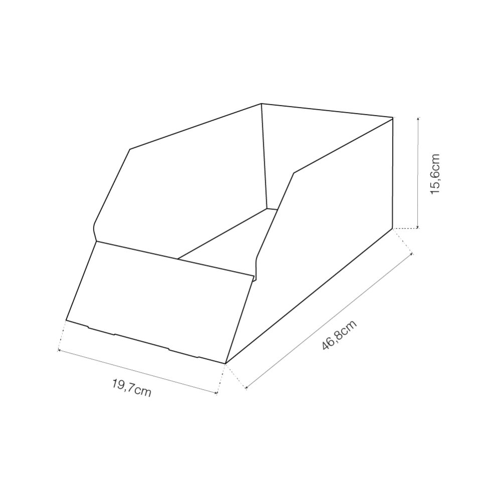 CAJA EXPOSITORA MATERIAL ELECTRICO, 198 x 465 x 155 mm - Imagen 5