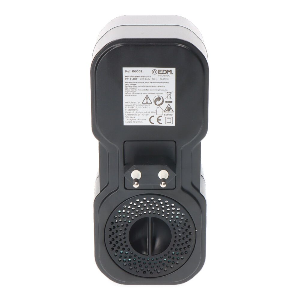 MINI ATRAPA INSECTOS LED 50 m², 8 x 10,5 x 18,2 cm - Imagen 3