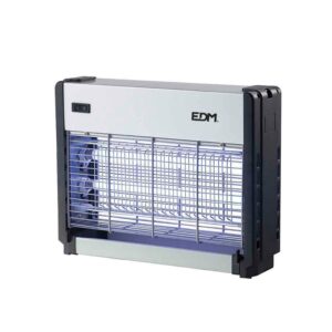 MATA INSECTOS PROFESIONAL ELÉCTRICO, CROMO/NEGRO, 2 x 8W, 50 m², 33 x 9 x 26 cm