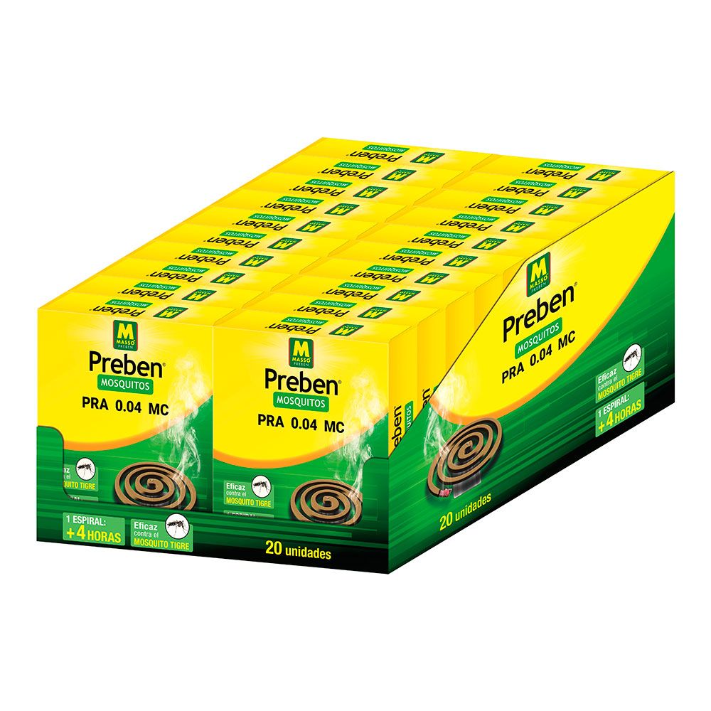 ESPIRAL ANTI-MOSQUITOS, 10 uds + soporte - Imagen 3