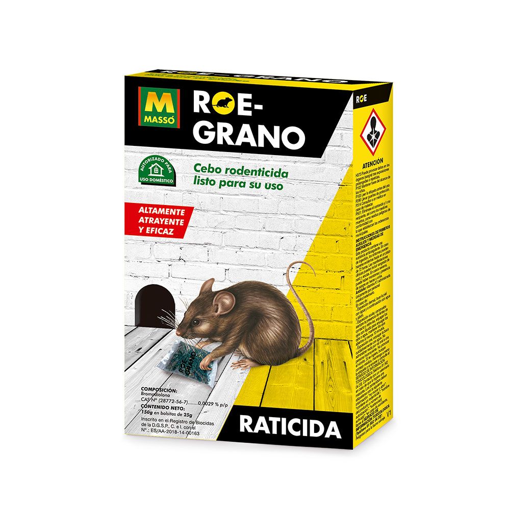 CEBO RODENTICIDA ROE-GRANO 150 g
