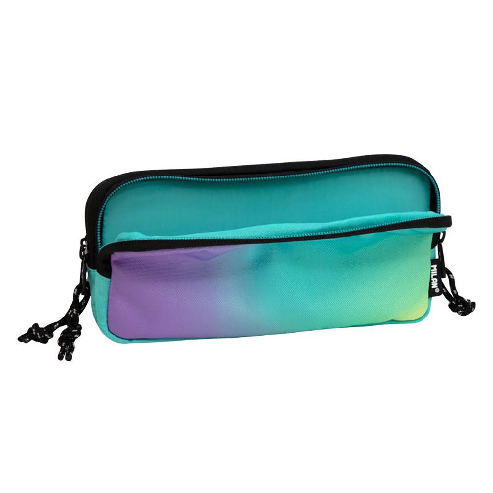 ESTUCHE CON 3 CREMALLERAS SUNSET VERDE-LILA - Imagen 3