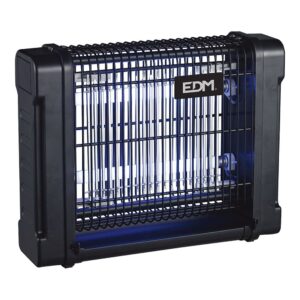 MATA INSECTOS PROFESIONAL ELÉCTRICO, COLOR NEGRO, 2 x 6W, 30 m², 31,6 x 10 x 26,5 cm, 340°