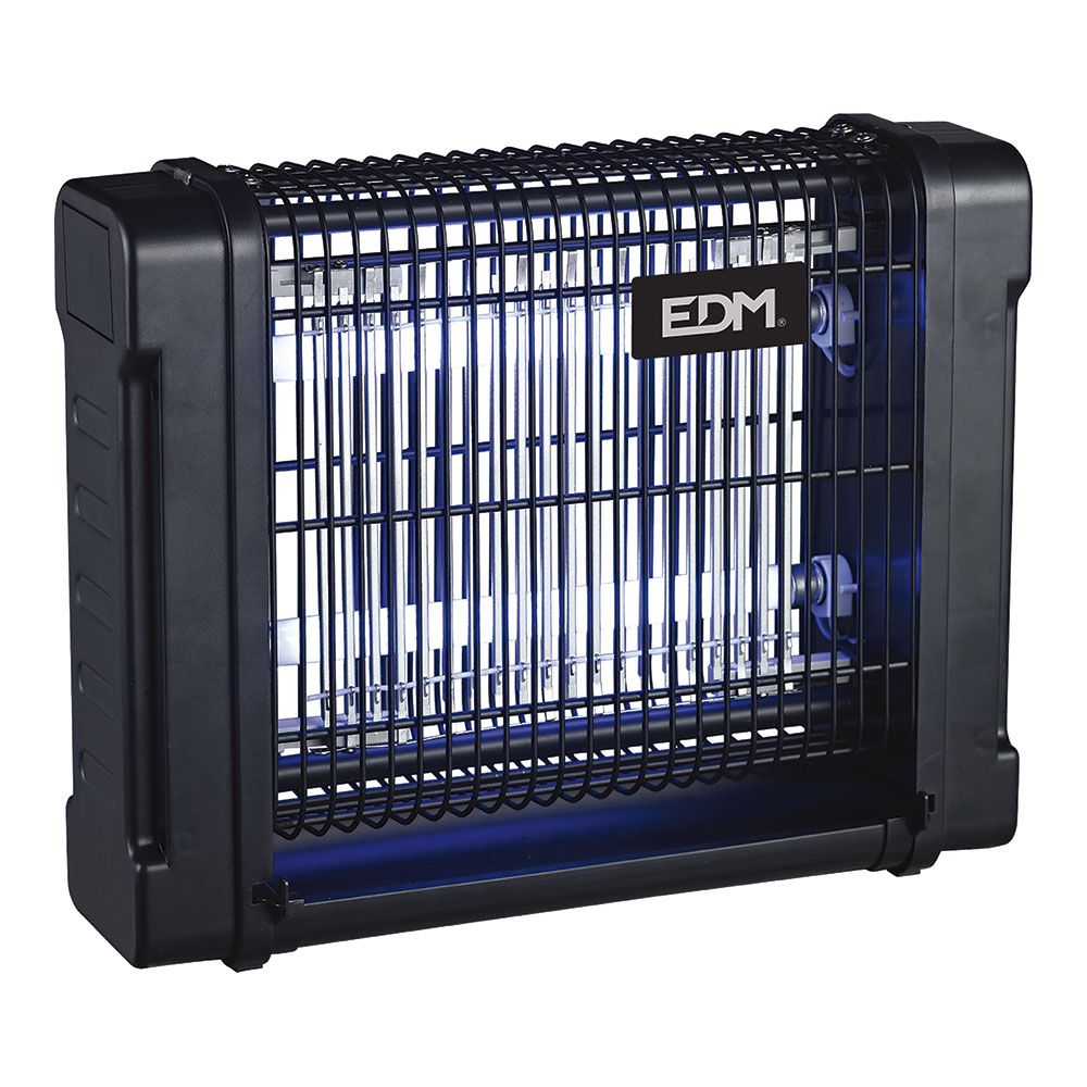 MATA INSECTOS PROFESIONAL ELÉCTRICO, COLOR NEGRO, 2 x 6W, 30 m², 31,6 x 10 x 26,5 cm, 340°
