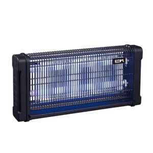 MATA INSECTOS PROFESIONAL ELÉCTRICO, COLOR NEGRO, 2 x 15W, 100 m², 54,2 x 10 x 26,5 cm 340°