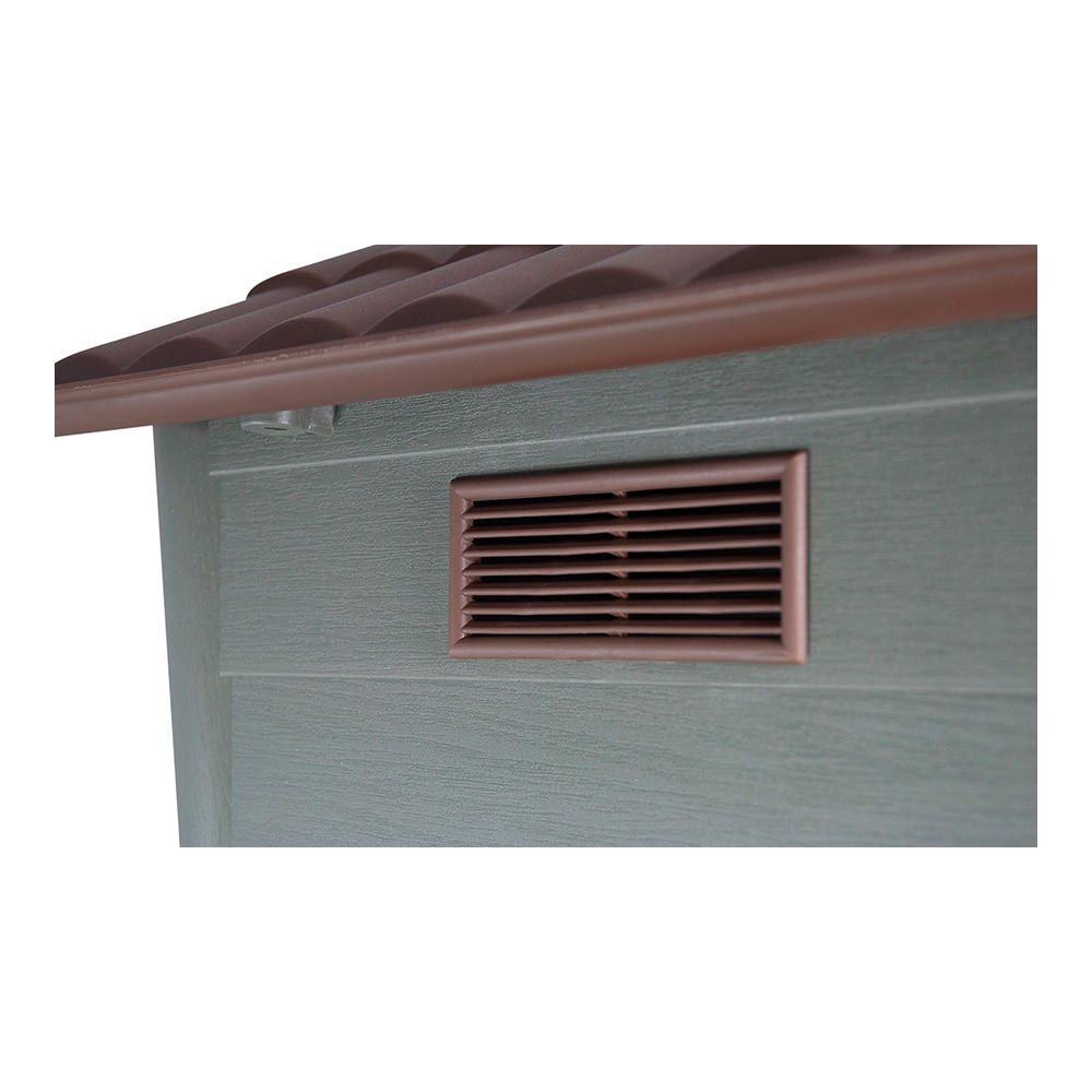 CASETA ECO MINI 100% MATERIAL RECICLADO CON DOBLE REJILLA DE VENTILACIÓN 60 x 50 x 41 cm - Imagen 2